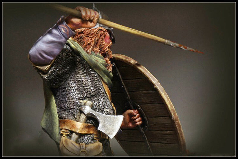 1/12 resin figures bust model kit A warrior in battle Unassembled Upainted