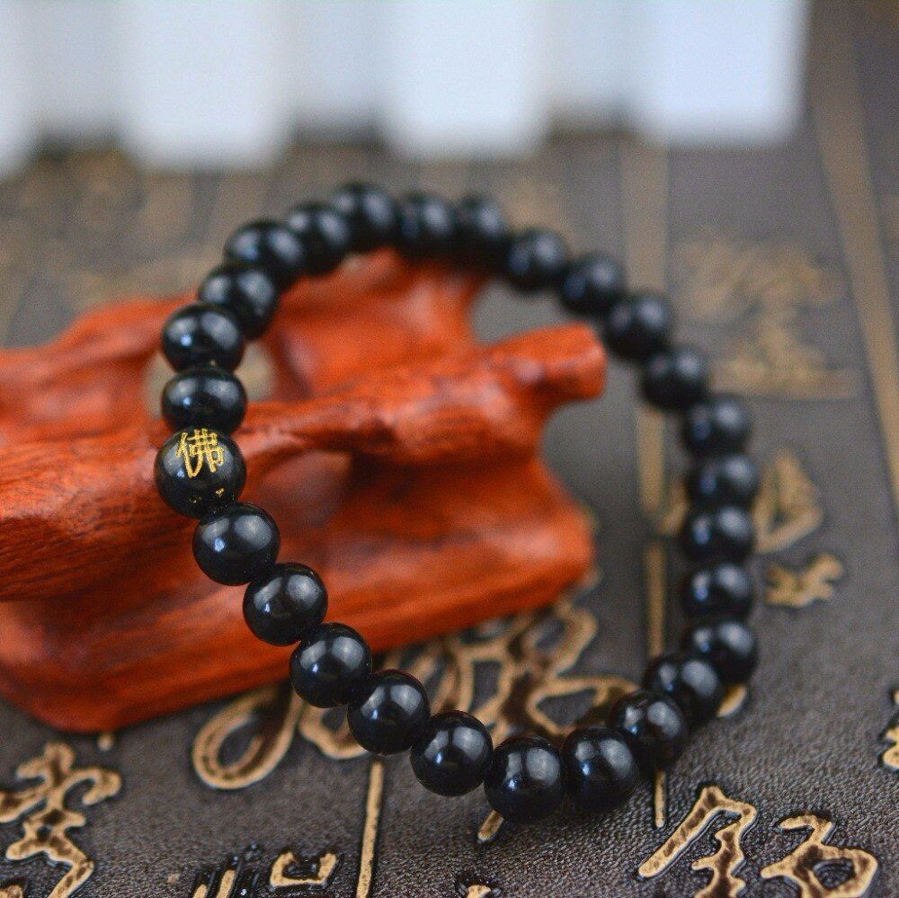 1Pc Men Wood Beads Bracelet Buddhist Buddha Bangles Women Meditation Bracelets