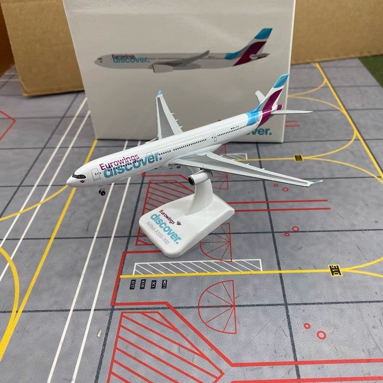 1:400 Hogan Eurowing discover AIRBUS A330-300 Airplane Diecast Aircraft Model