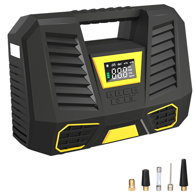 New Electric Car Tire Inflator Pump 150PSI Portable Car Air Compressor 12V Best!
