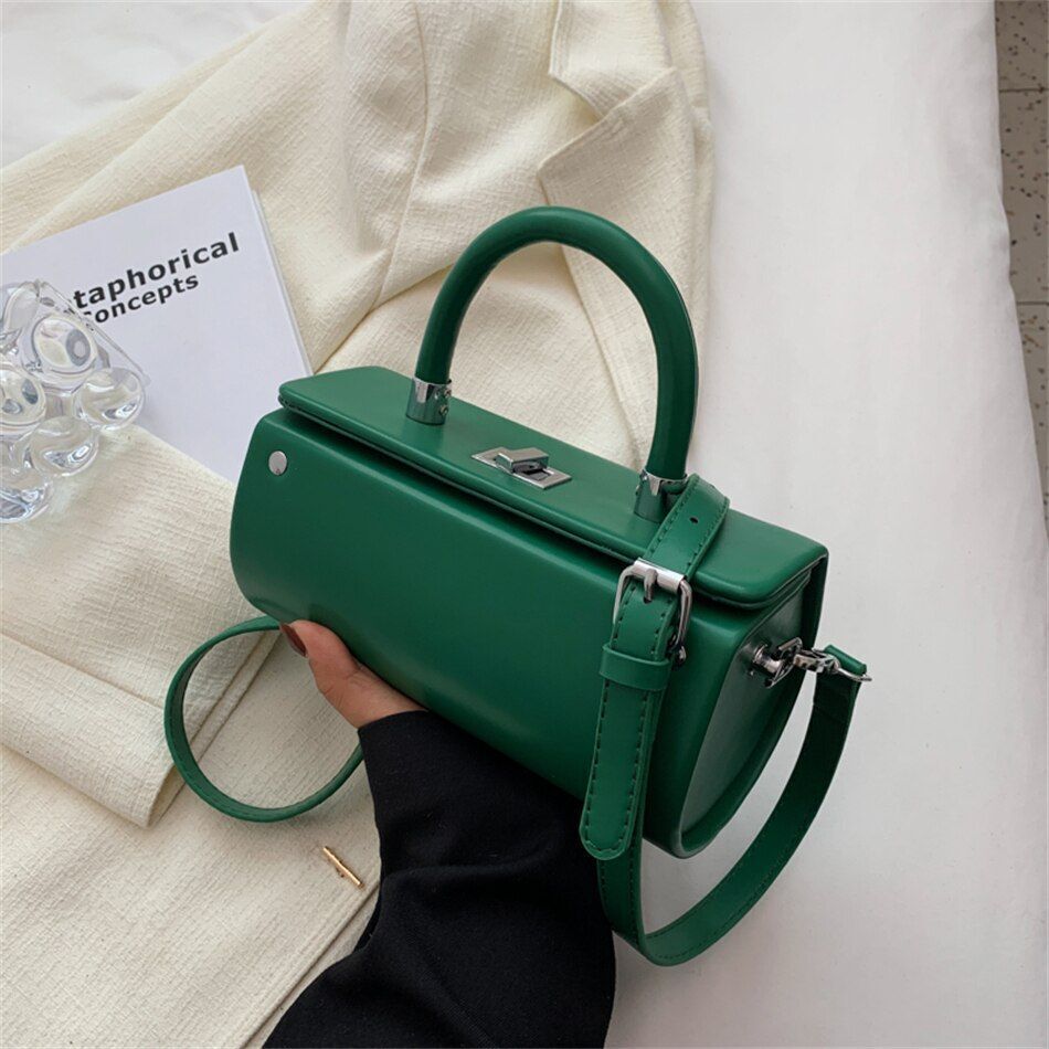 Small Synthetic Leather Bag Shoulder Crossbody Summer Handbag 20*10*10.5 CM Hasp