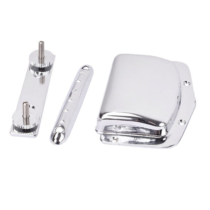 Fixed Bridge+Tailpiece Cover Protector Set For Teisco Vintage Electric Guitar