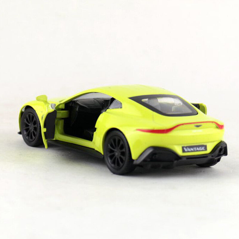 1/36 Aston Martin Vantage Model Car Diecast Toy Vehicle Boys Toys Kids Yellow
