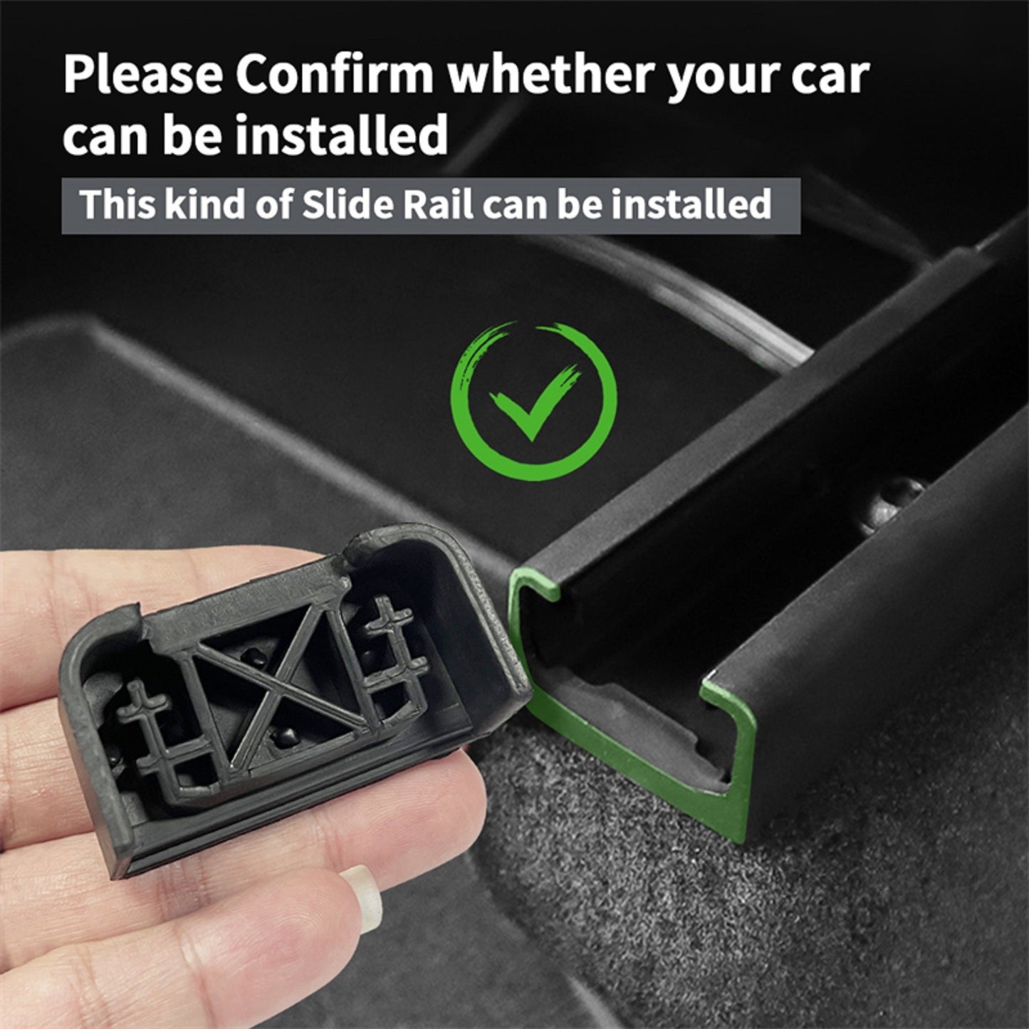 4pcs Rear Seat Slide Rail Protection Plug Rubber Cover For Tesla Model 3/Y p