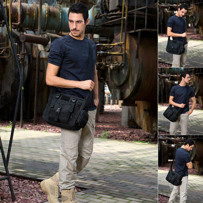 Tactical Sling Bag Waterproof Tactical Shoulder Laptop Bag Travel Hiking Outdoor