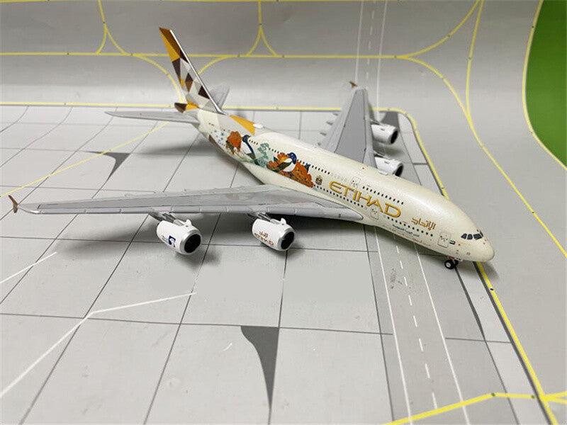 JC Wings Etihad Airways For Airbus A380 A6-APD South Korea 1/400 plane Pre-built