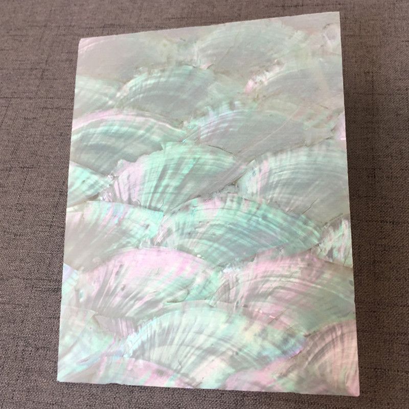 Abalone Shell Sheets Natural Mother Of Pearl Laminate Craft Carved Inlay 14x12cm