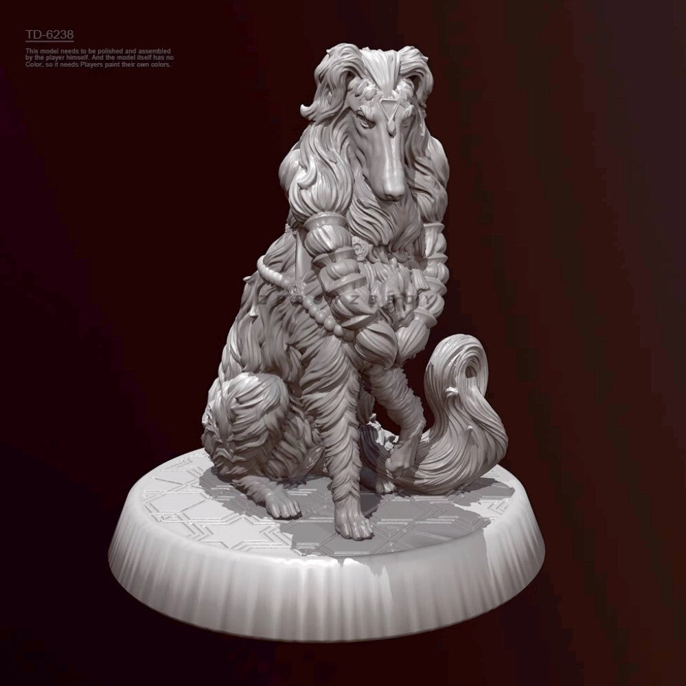 1/24 resin figure model kit 3D printing of noble dogs Unassembled unpainted