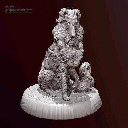 1/24 resin figure model kit 3D printing of noble dogs Unassembled unpainted