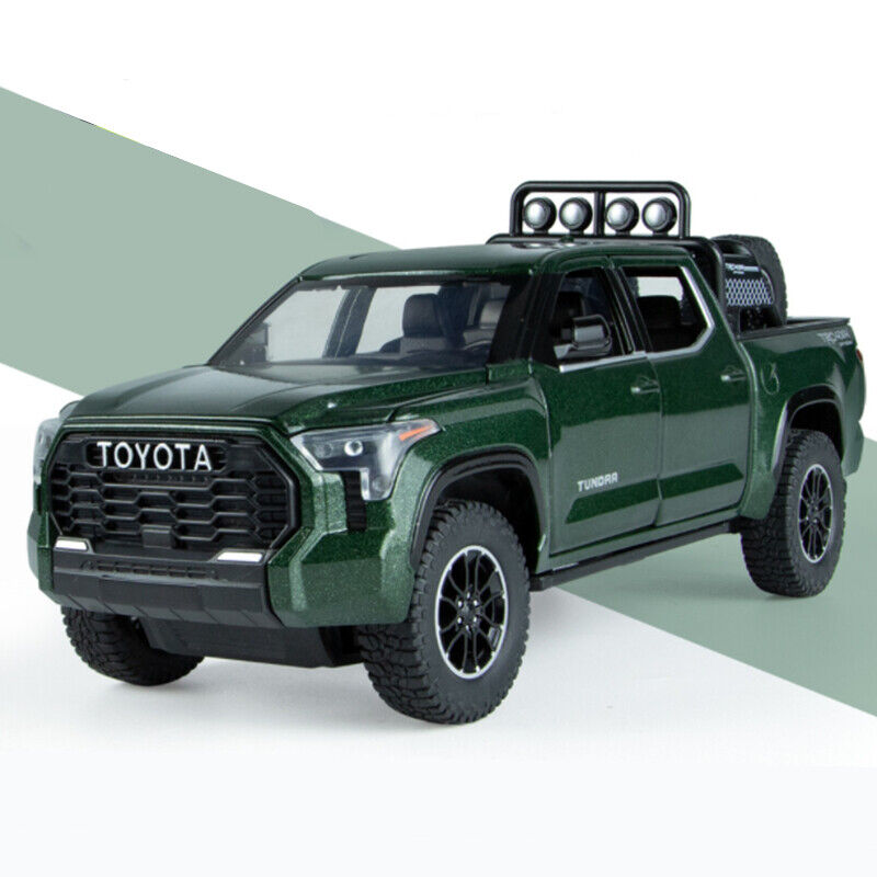 1:22 Toyota Tundra Diecast Model Car Pickup Vehicle Toy Sound Light Collection