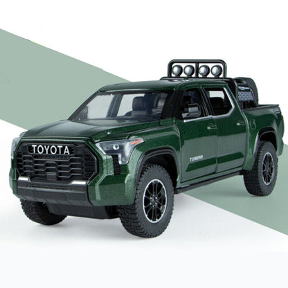 1:22 Toyota Tundra Diecast Model Car Pickup Vehicle Toy Sound Light Collection