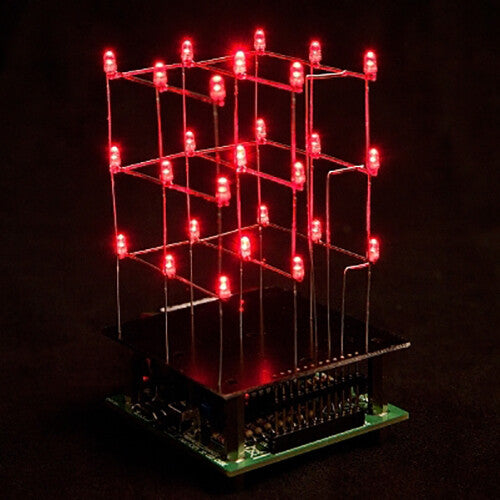 Velleman MK193 3D LED Cube 3 x 3 x 3 Soldering Practice Kit