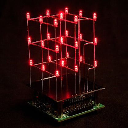 Velleman MK193 3D LED Cube 3 x 3 x 3 Soldering Practice Kit