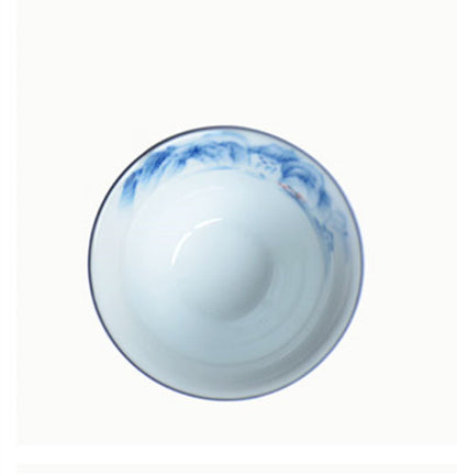 Chinese Tea Cup Jingdezhen Handpainted Tea Cups Small Kungfu Porcelain Cup Tea
