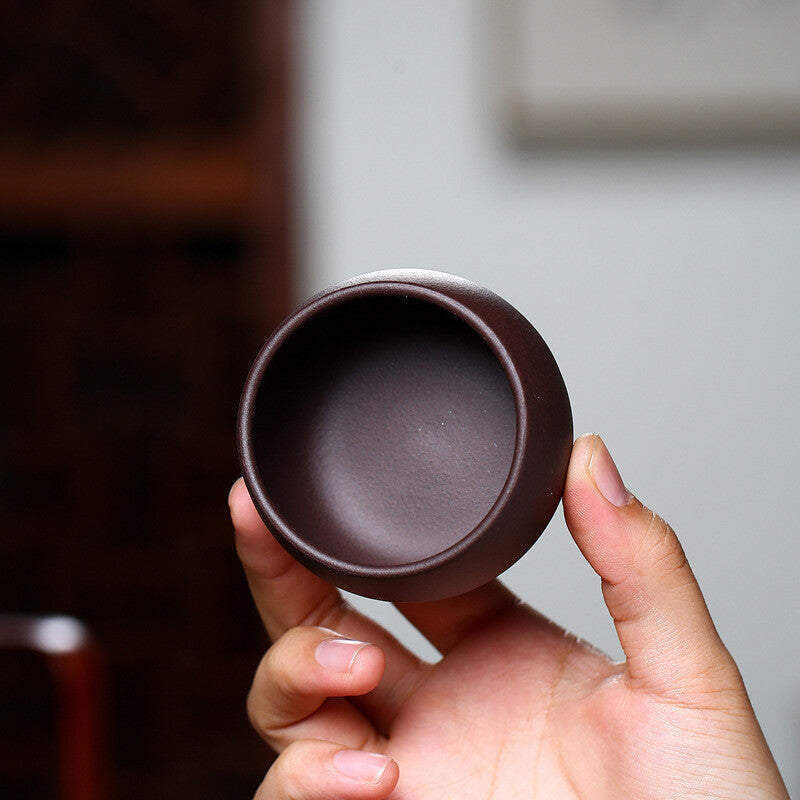 2pcs/lot 80ml Cup Marked Handmade Craft Yixing Zisha Purple Clay Chinese Tea Cup