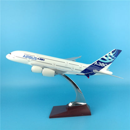 36CM 1:202 AIRBUS A380 Passenger Airplane Plane Aircraft Resin Model