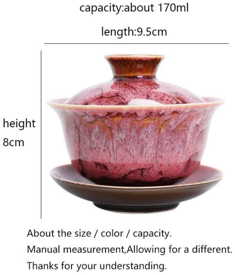 170ml Gaiwan Ceramic Tea Bowl Saucer Cup Tea Tureen Teaware Drinkware Tea Set