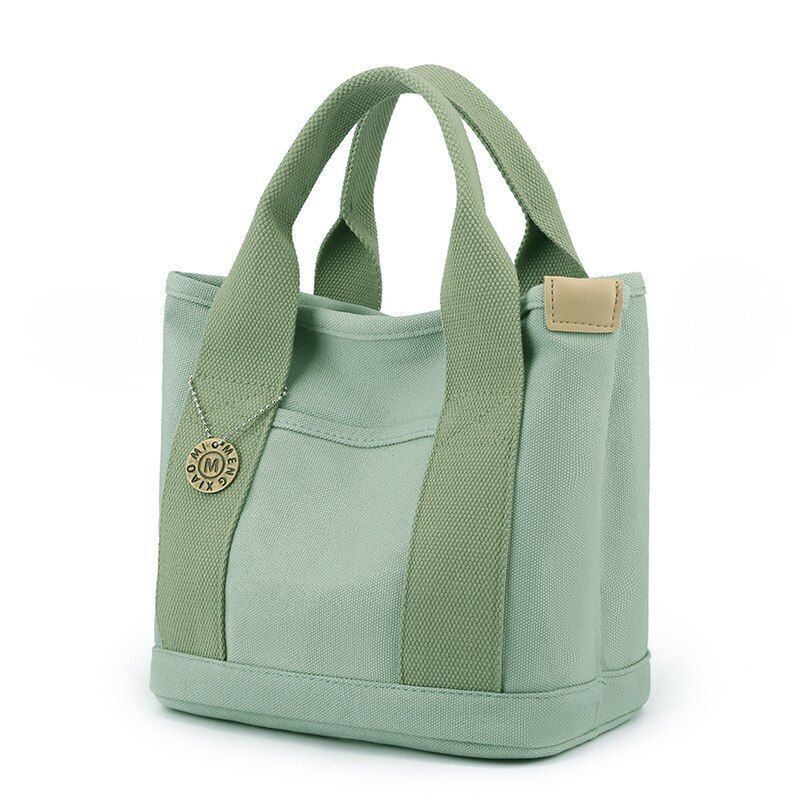 Canvas Bag Handbag Ladies Shopping Bag Wallet Purse Pouch Polyester Shoulder Bag