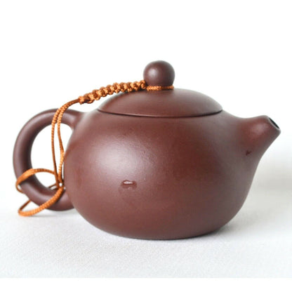 Yixing Clay Teapot Chinese Zisha Tea Pots Xishi Handmade Carved Tea Set