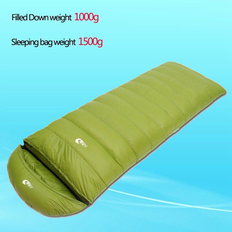 White Duck Down Outdoor Camping Sleeping Bag Winter Keep Warm Thickness