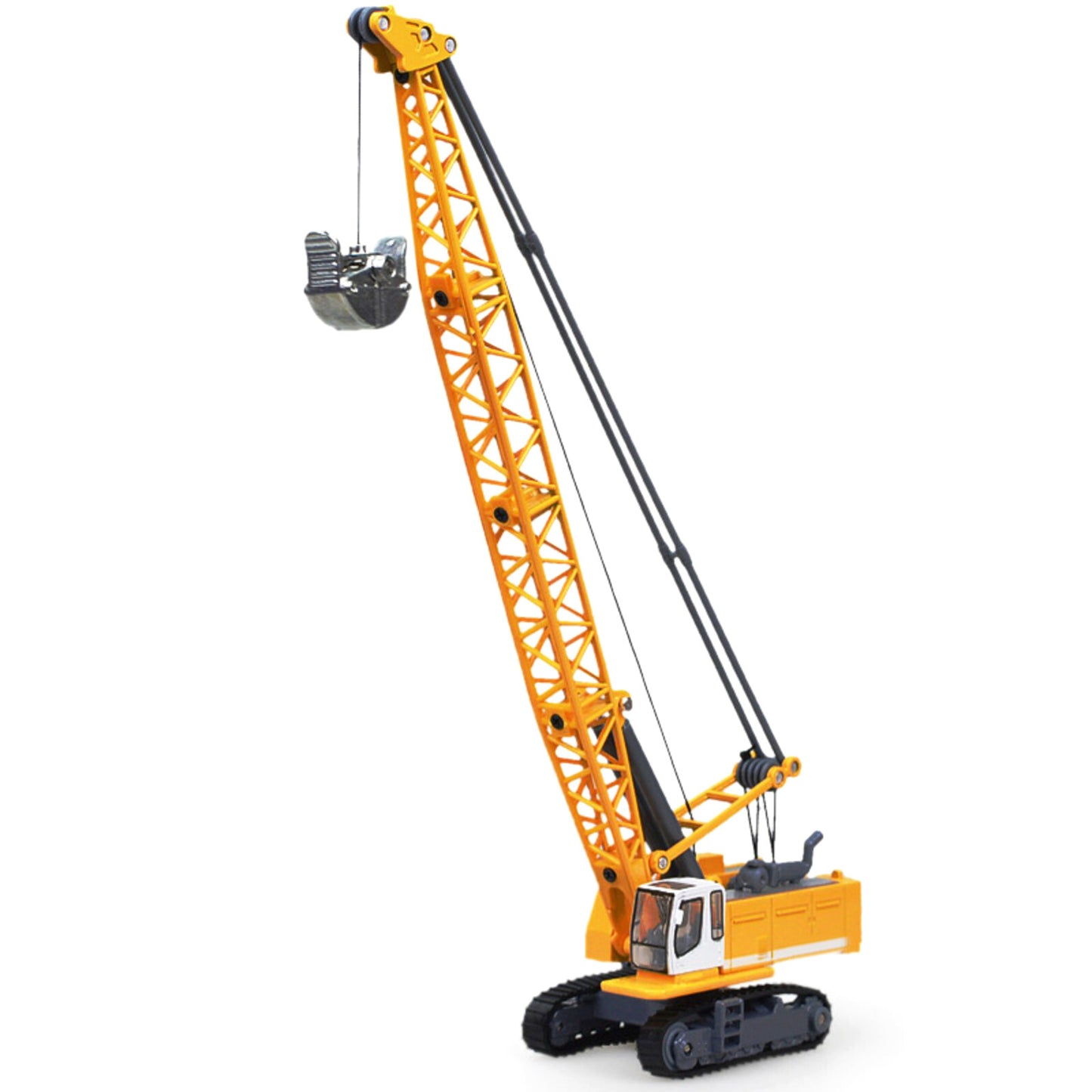 1/87 Scale Diecast Alloy Machinery Crawler Tower Cable Excavator Vehicle Model
