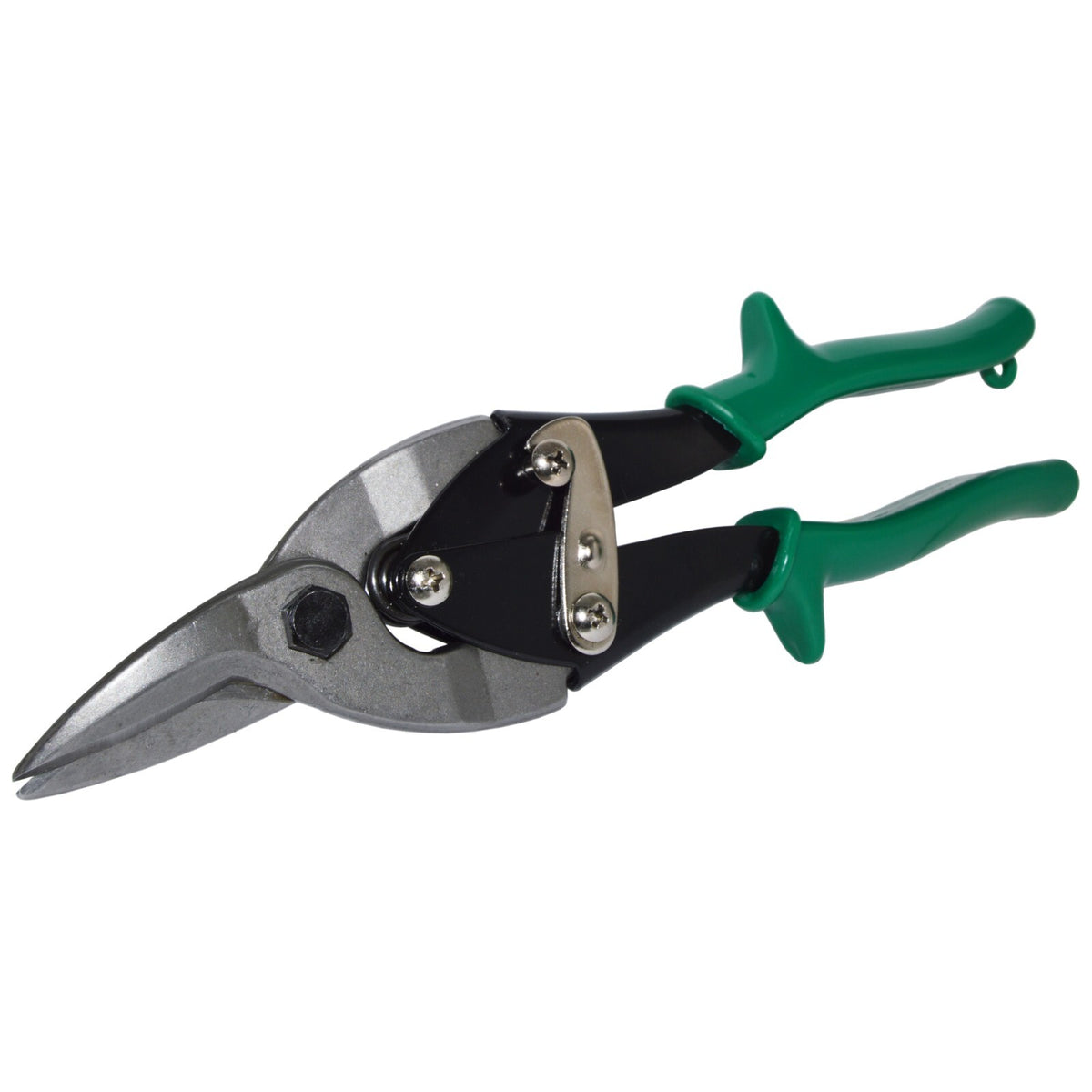 Heavy Duty Straight and Right-Cut Aviation Tin Snips Metal Cutter, 10 Inch
