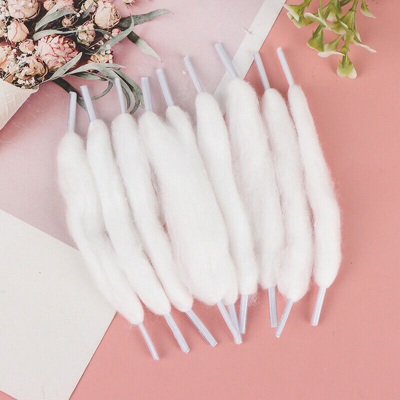 10pcs/bag Cotton stripe Easy use Cotton Orgnic Cotton for Rebuildable DIY