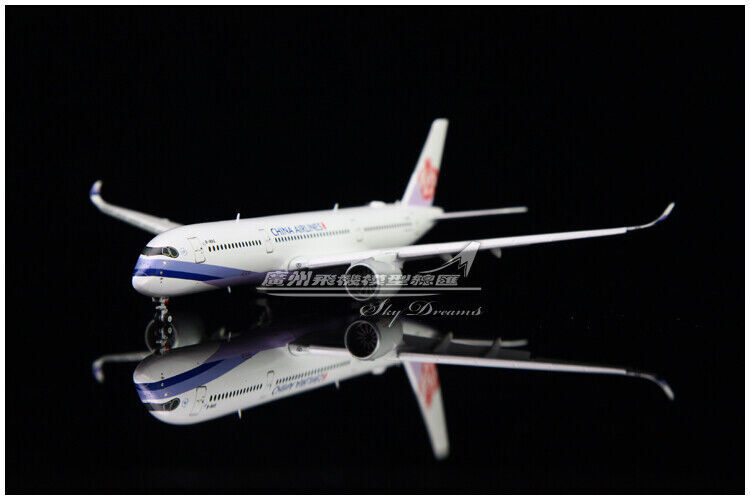 1:400 JC Wings CHINA AIRLINES AIRBUS A350-900 Airplane Flap Down Diecast Model