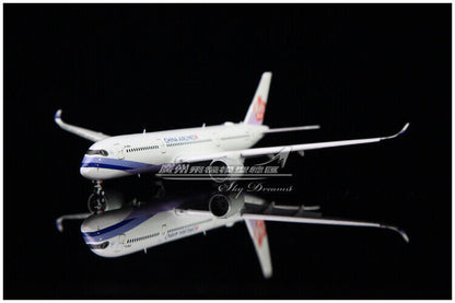 1:400 JC Wings CHINA AIRLINES AIRBUS A350-900 Airplane Flap Down Diecast Model