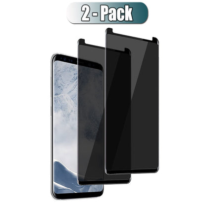 For Samsung Galaxy S8 / S8 Plus Glossy Privacy Tempered Glass Screen Protector
