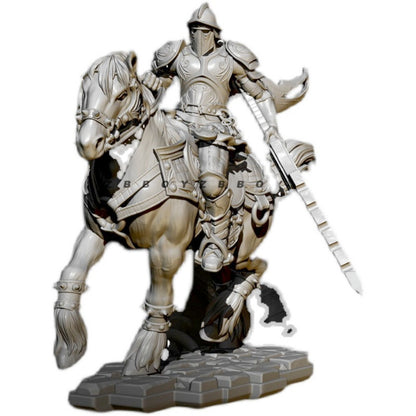 1/32 resin figures model Armored machete knight Unassembled unpainted