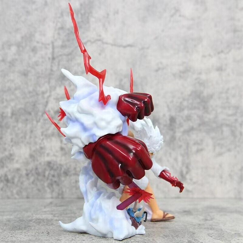 Anime One Piece Sun God Nika, Luffy's Gear 5 Action Figure PVC Model Statue Toys