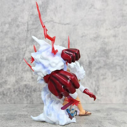 Anime One Piece Sun God Nika, Luffy's Gear 5 Action Figure PVC Model Statue Toys