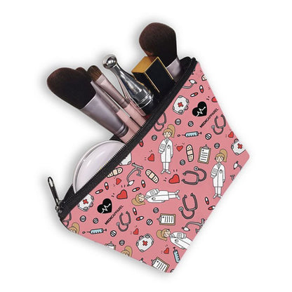 Women Cosmetic Bags Travel Storage Handbags Makeup Bag Toiletry Purse 15*21*13CM
