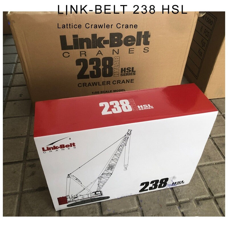 1:50 238HSL Crawler Crane Constuction Machine Equipment Diecast Model Collection