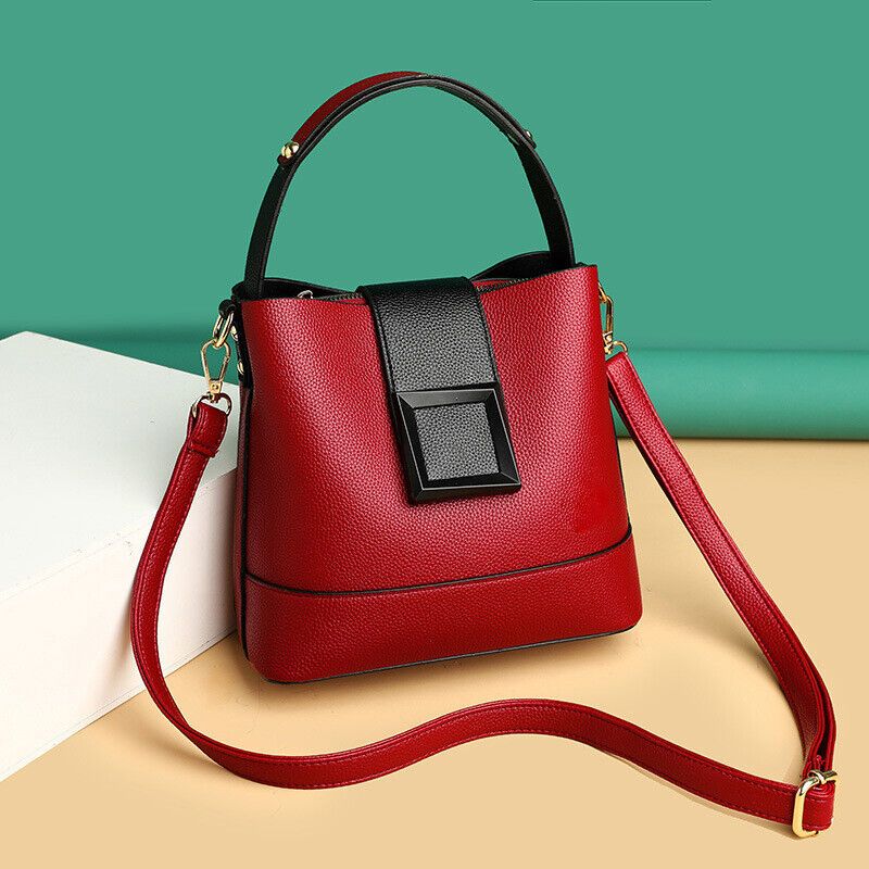 Women's Leather Handbags Shoulder Messenger Satchel Tote Crossbody Bags Purse