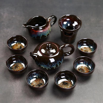 Ceramic Bowl Kung Fu Tea Set Porcelain Tea Cup Puer Oolong Tea China Teapot Cup
