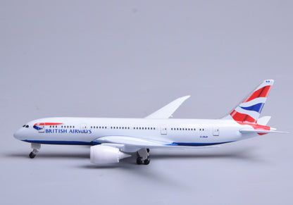 20CM BRITISH AIRWAYS BOEING 787 Passenger Aircraft Plane Diecast Airplane Model