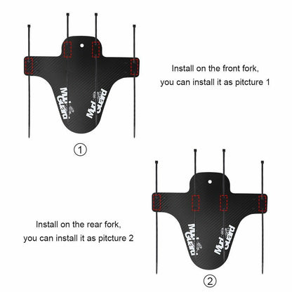 Mudguard Bicycle Fenders Colorful Front/Rear Tire Wheel Carbon MTB Mountain Bike