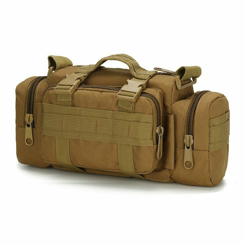 Waist Bag 6L Waterproof Oxford Shoulder Bag Military Tactical Camo Mochila Bolsa