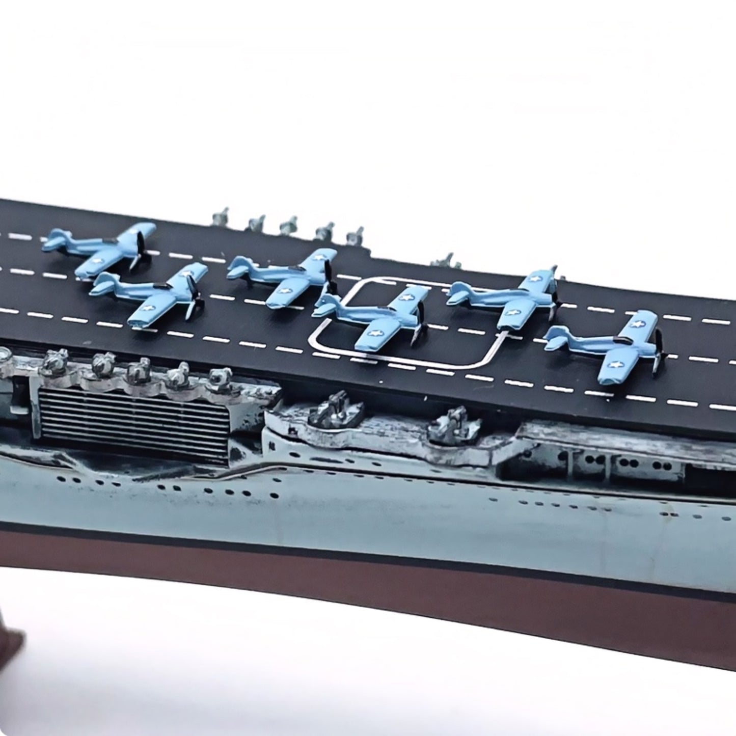 6pcs 1cm 1/1000 US Aircraft Carrier (F4F/SBD/TBD) Plane Model Gift