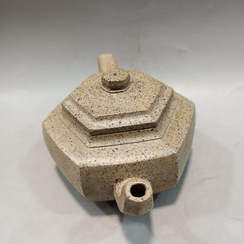 Chinese Yixing Zisha Clay Teapot Handmade Square kettle Li Qinxian 200ml