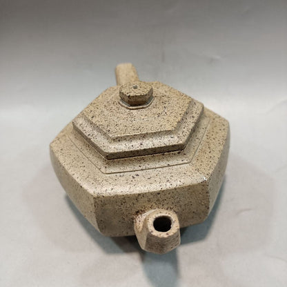 Chinese Yixing Zisha Clay Teapot Handmade Square kettle Li Qinxian 200ml
