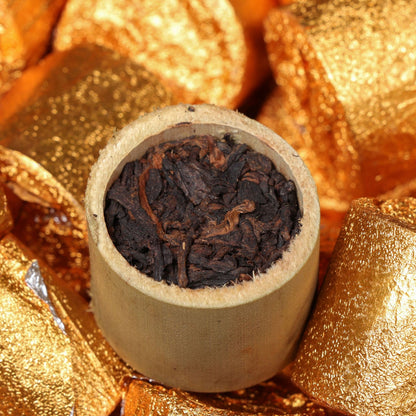 Supreme Bamboo Bingdao Ancient Pu'er Puerh Tea Yunnan Puer Ripe 500g