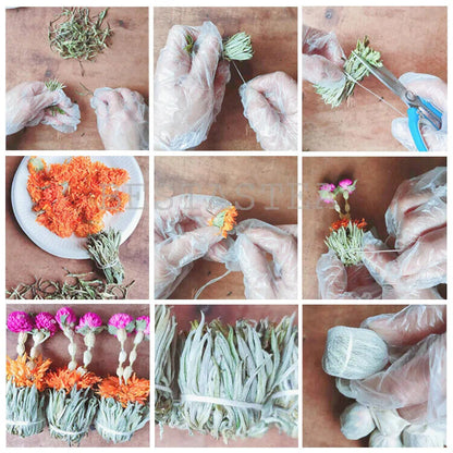 Handmade Blooming Tea Balls Marigold Flowering Tea Chinese Green Tea 20pcs