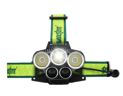 Ultra-bright LED zoom USB charging camping waterproof night fishing headlight