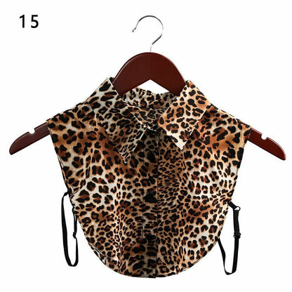 Shirt Collar Women Cotton Lace Fake Blouse Vintage Lapel Clothes Accessories Top