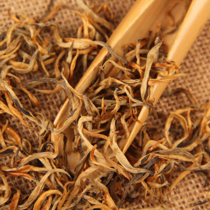 Yunnan Spring Tea Top Gold Wire Dian Hong Tea Red Single Bud Healthy Black Tea