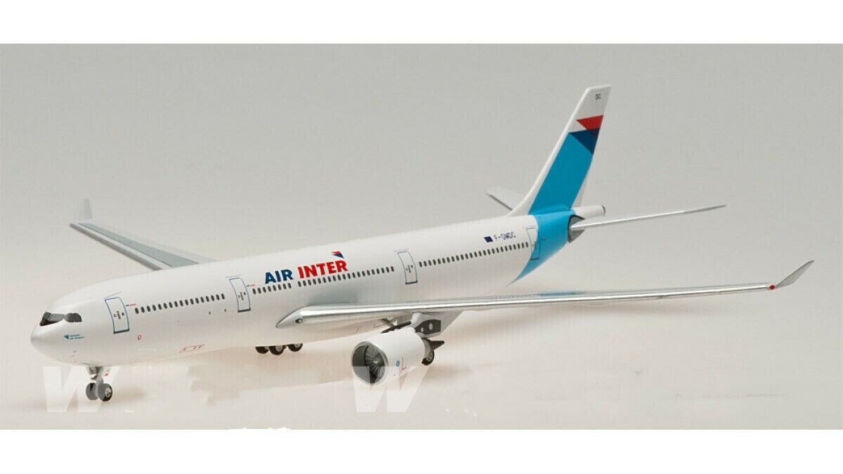 1:400 AeroClassics AIR INTER AIRBUS A330-300 Passenger Airplane Diecast Model