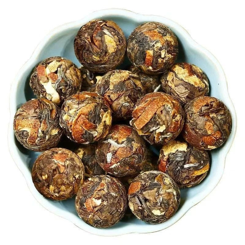 500g White Tea Stuffed Tangerine Orange Fuding Chenpi Bai Cha Aged Shou Mei
